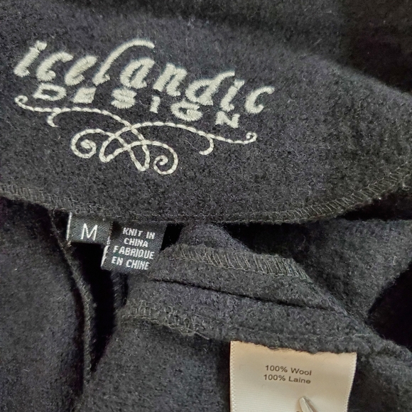 Icelandic Designs WOOL Unlined shapely coat Medium - Picture 12 of 12